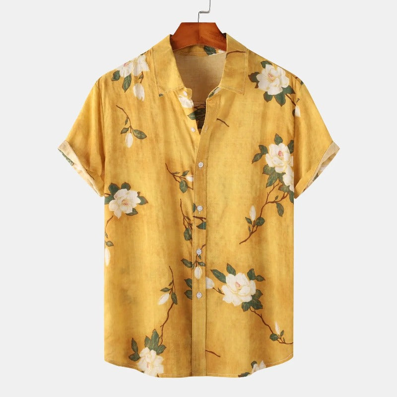 Camisa Masculina Estampada Sampaio Floral®
