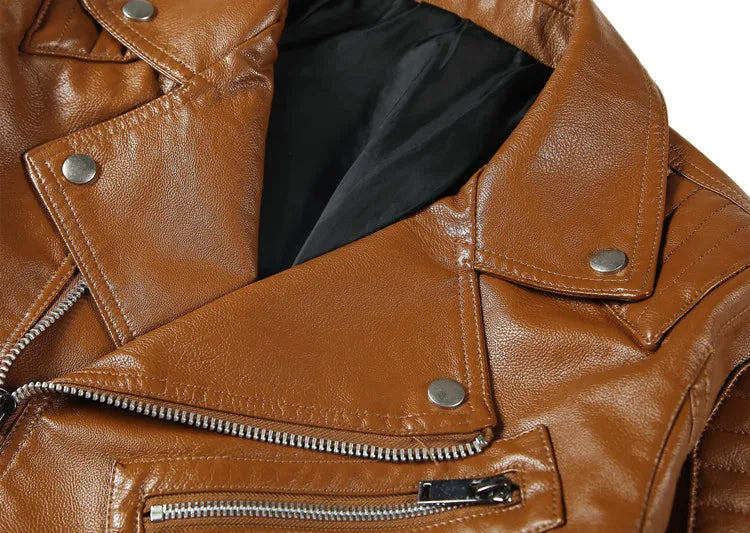 Jaqueta de Couro Masculina Sampaio® S1322