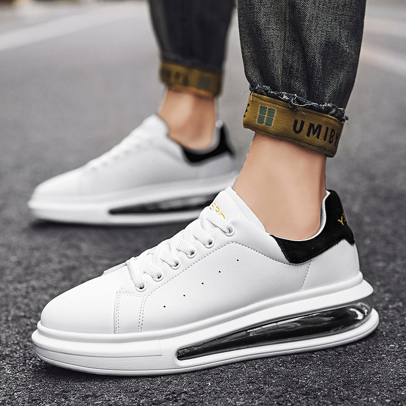 Tênis de Couro Branco Masculino