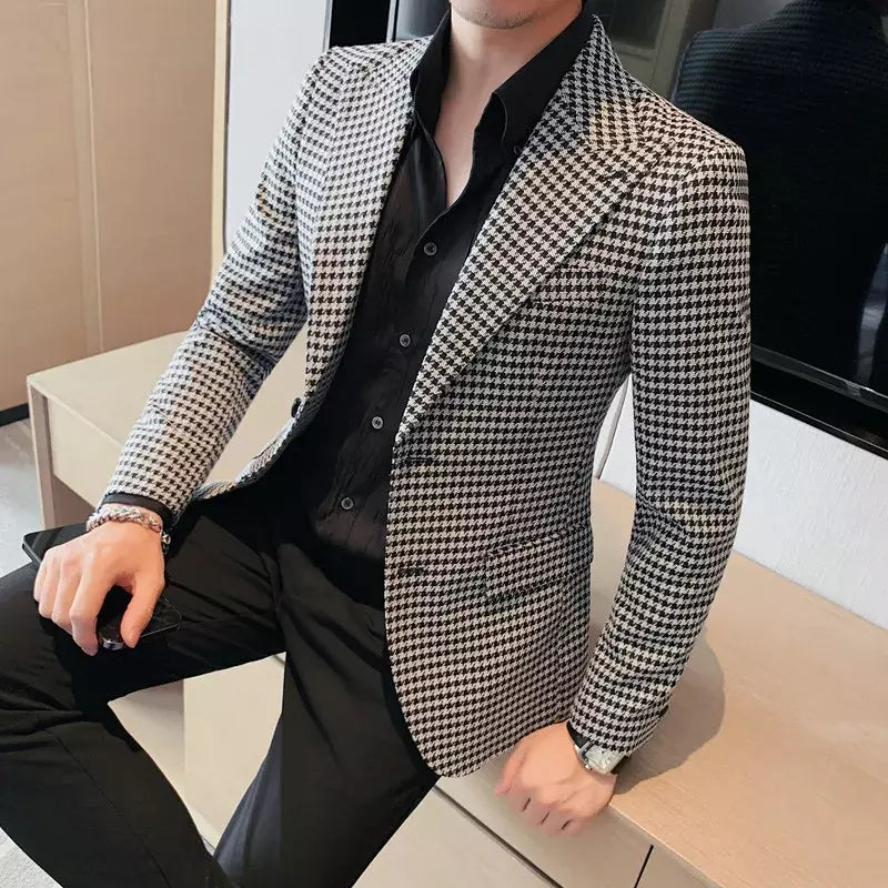 Blazer Masculino Xadrez Sampaio® S1209