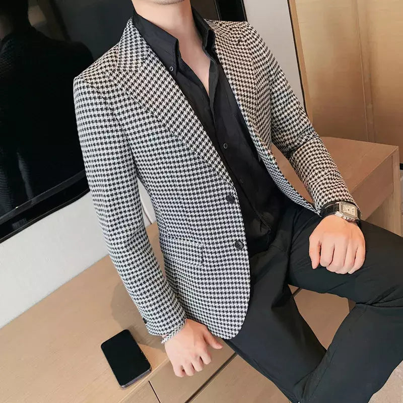 Blazer Masculino Xadrez Sampaio® S1209