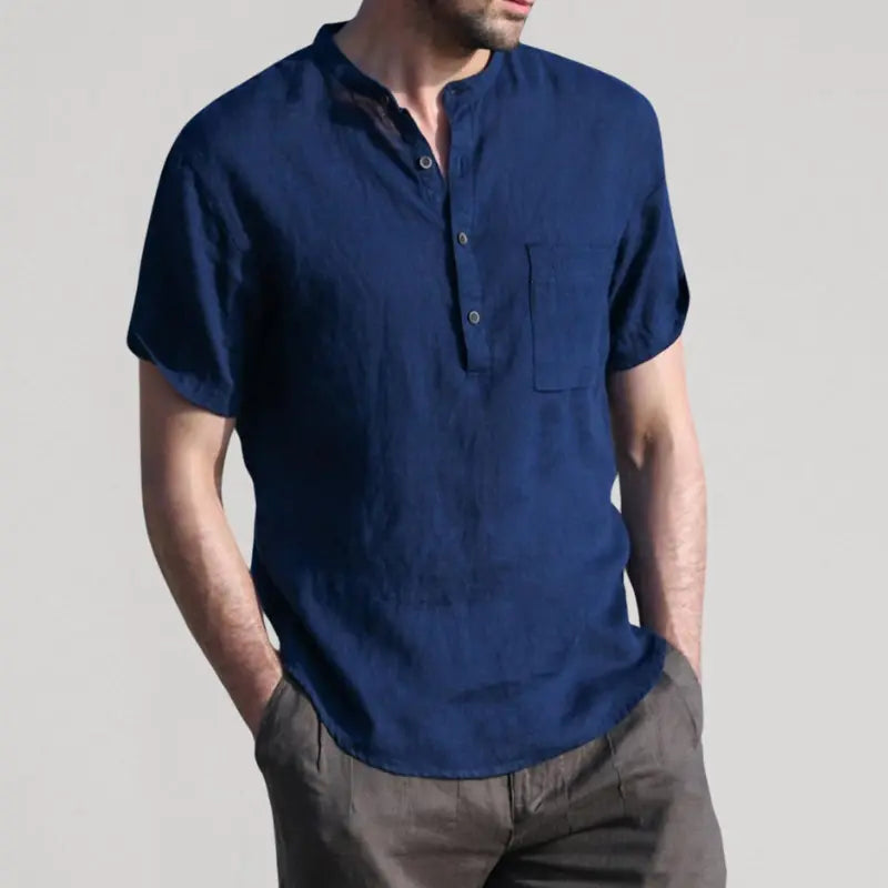 Camisa Masculina de Linho Sampaio® S1054