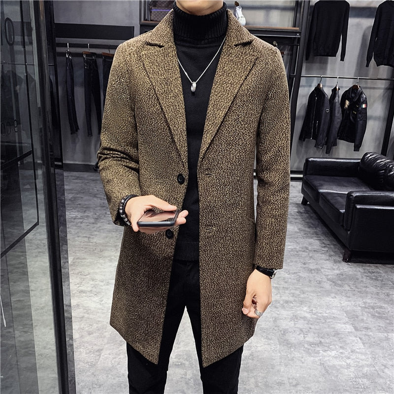 Sobretudo Masculino Elegante Brigite
