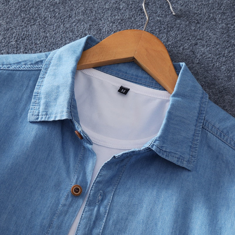 Camisa Masculina Plus Size Jeans Sampaio® S1071