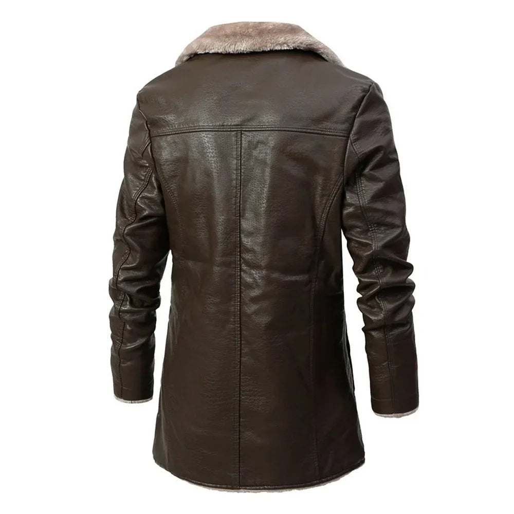 Sobretudo de Couro Masculino Sampaio® S1255