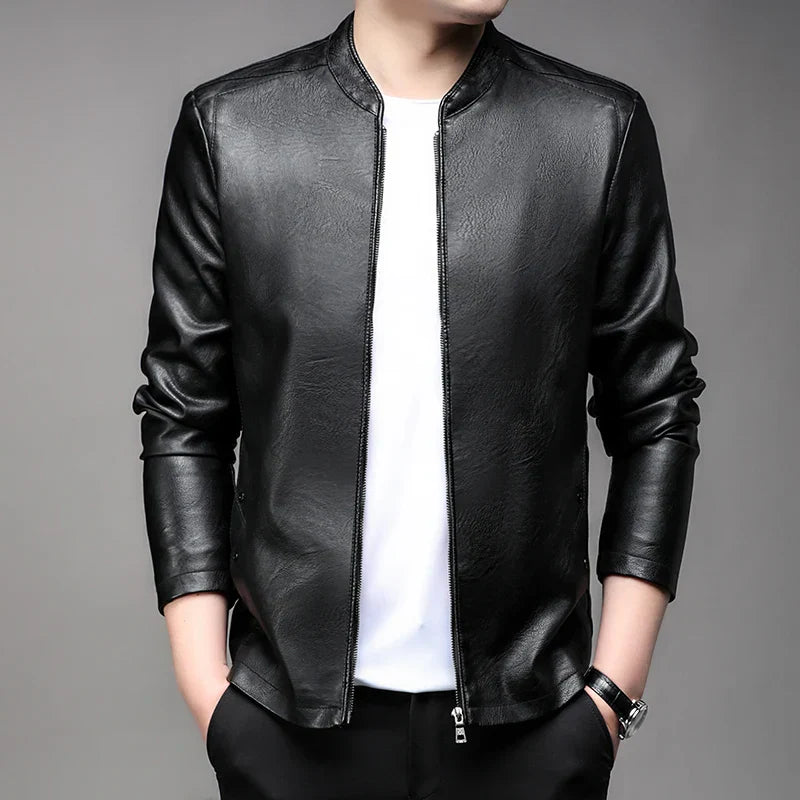Jaqueta de Couro Masculina Sampaio® S1279