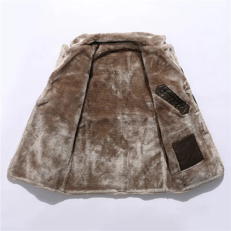 Sobretudo de Couro Masculino Sampaio® S1255