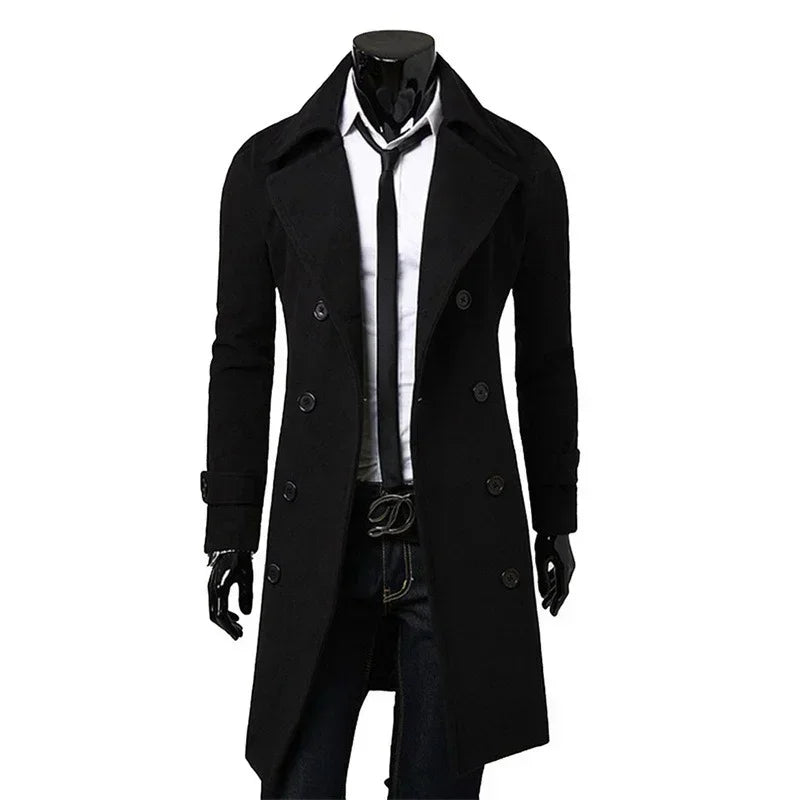 Sobretudo Longo Transpassado Masculino Sampaio® S1292