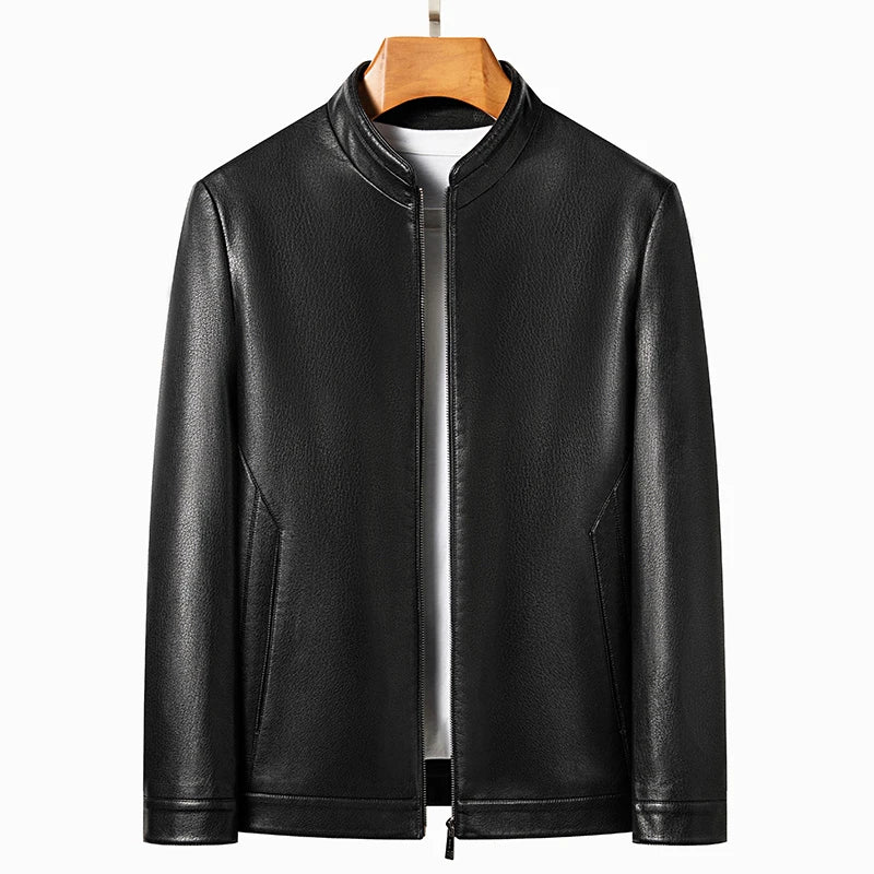 Jaqueta de Couro Masculina Sampaio® S1213