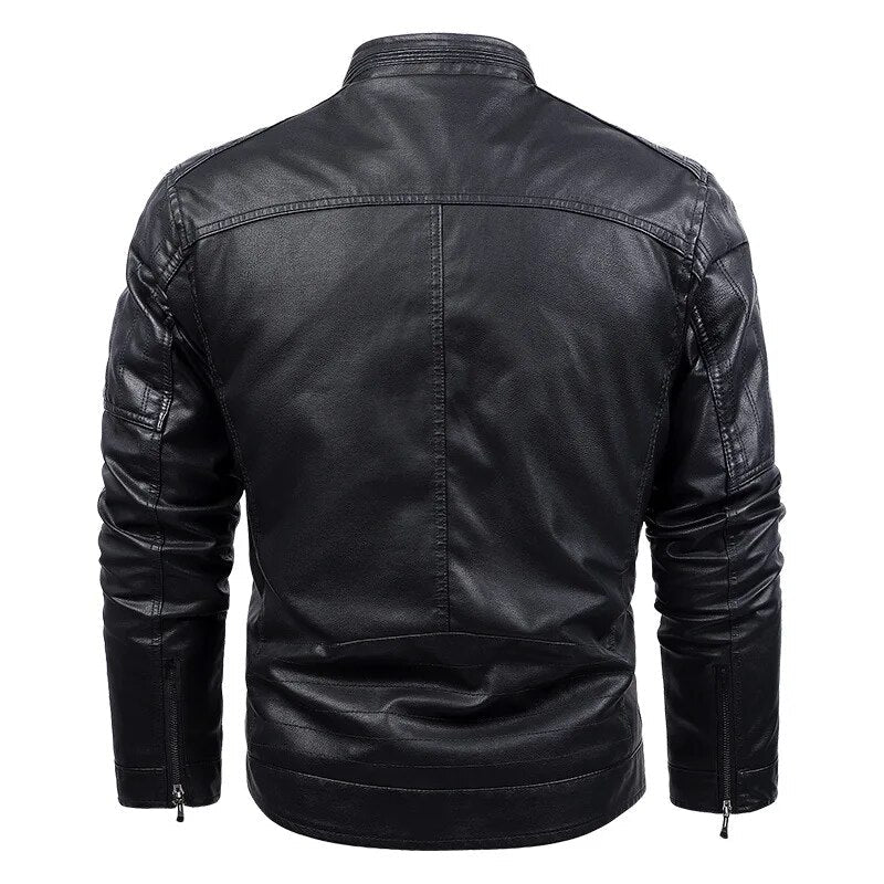 Jaqueta Masculina de Couro Sampaio® S1093