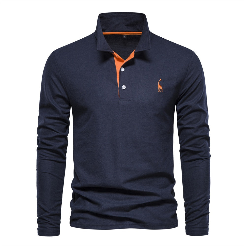Camisa Polo Manga Longa Masculina Sampaio®