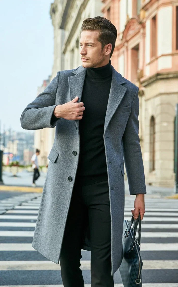 Sobretudo Longo de Lã Masculino Sampaio® S1269