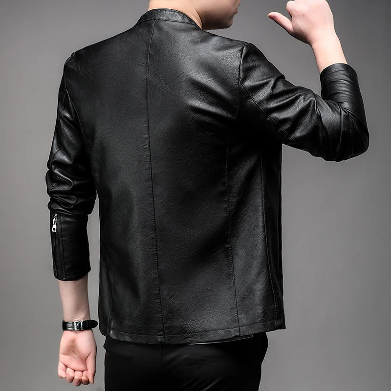 Jaqueta de Couro Masculina Sampaio® S1279