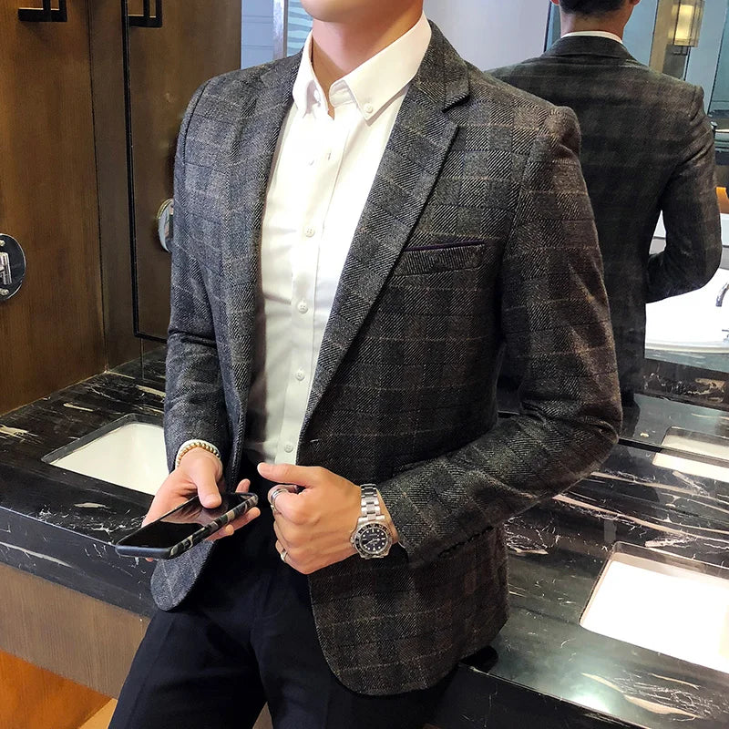 Blazer Masculino Elegante Sampaio® S1219