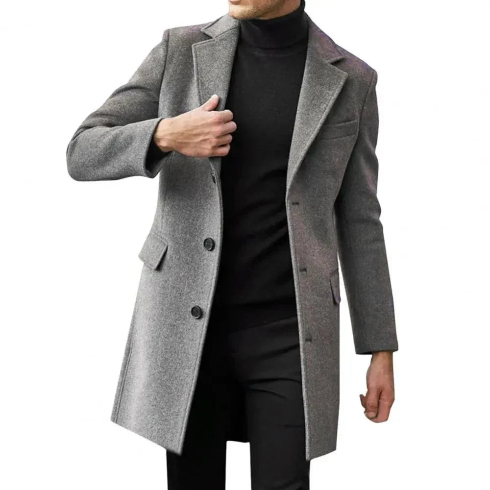 Sobretudo Masculino de Lã Sampaio®