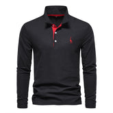Camisa Polo Manga Longa Masculina Sampaio®