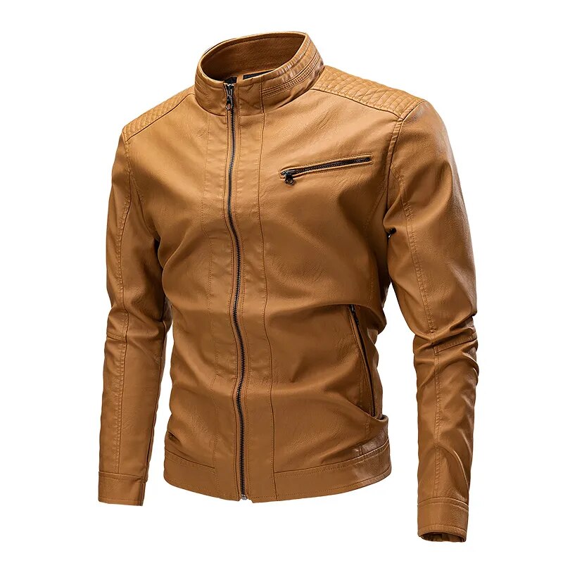 Jaqueta Masculina de Couro Sampaio® S1094