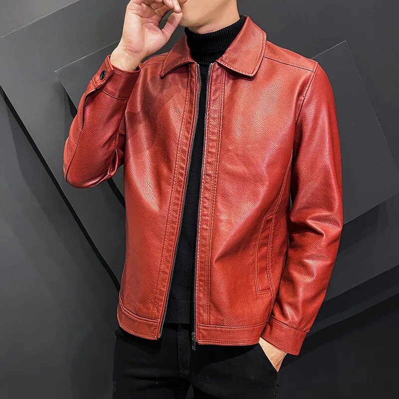 Jaqueta Masculina de Couro Sampaio® S1098