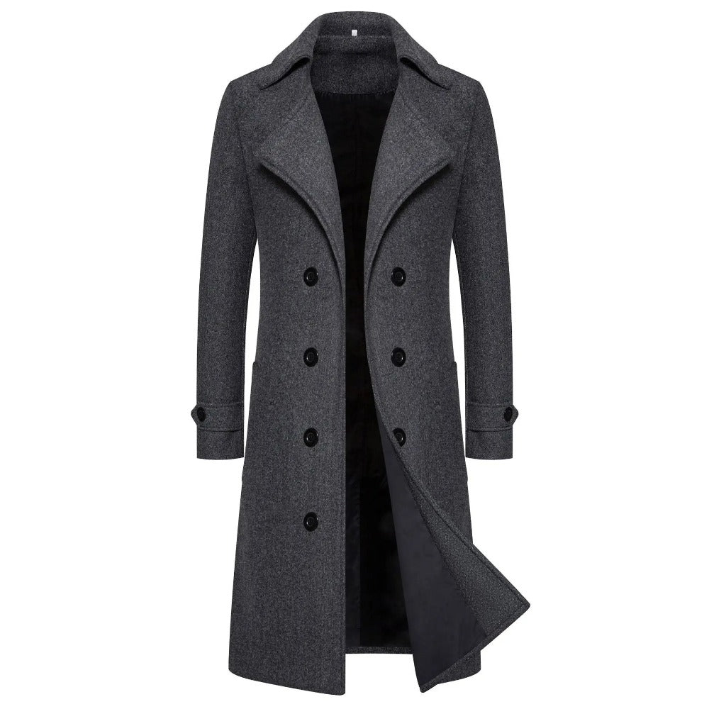 Sobretudo Longo Transpassado Masculino Sampaio® S1292