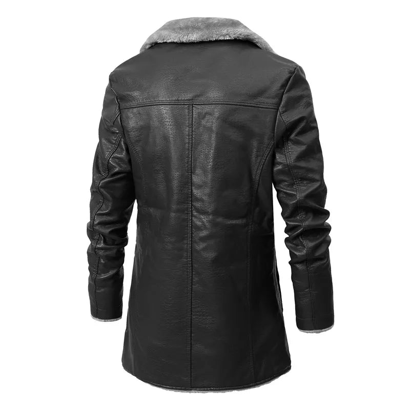 Sobretudo de Couro Masculino Sampaio® S1255