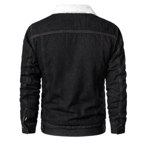 Jaqueta Jeans Interior de Lã Masculina Sampaio®