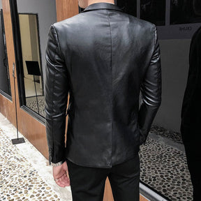 Blazer Masculino de Couro Sampaio®
