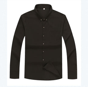 Camisa Social Manga Longa Masculina Plus Size