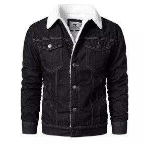 Jaqueta Jeans Interior de Lã Masculina Sampaio®