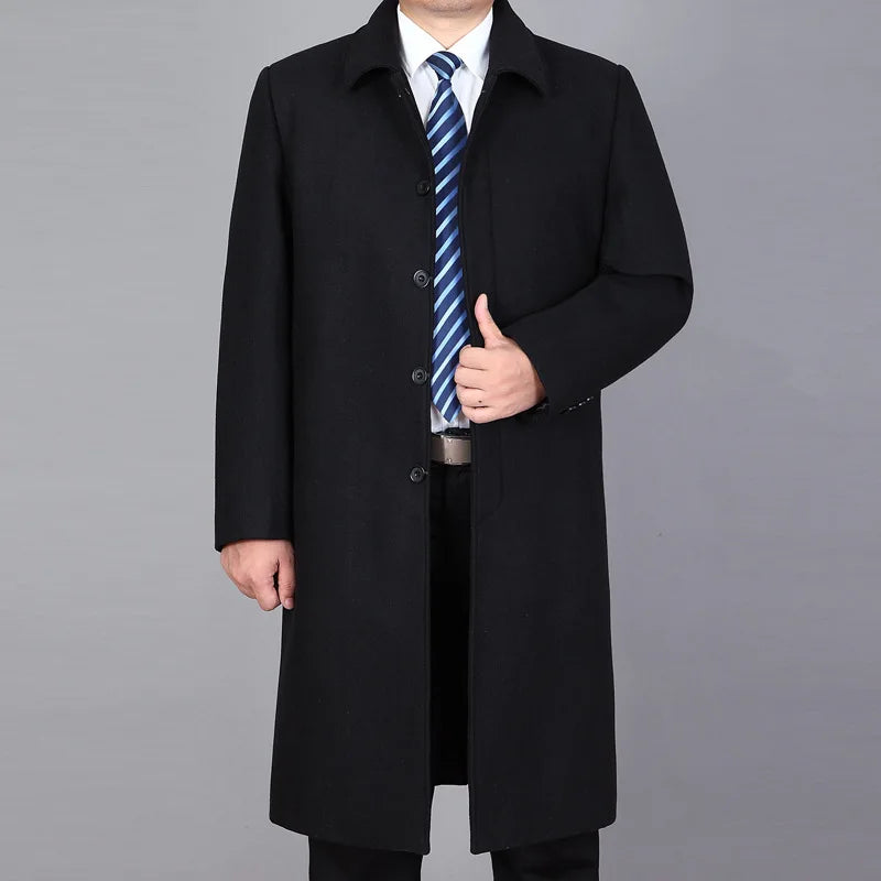 Sobretudo Masculino Plus Size de Lã Grife Sampaio®