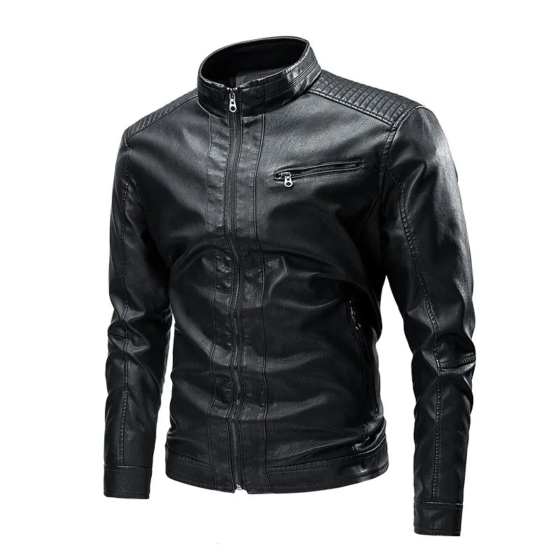 Jaqueta Masculina de Couro Sampaio® S1094