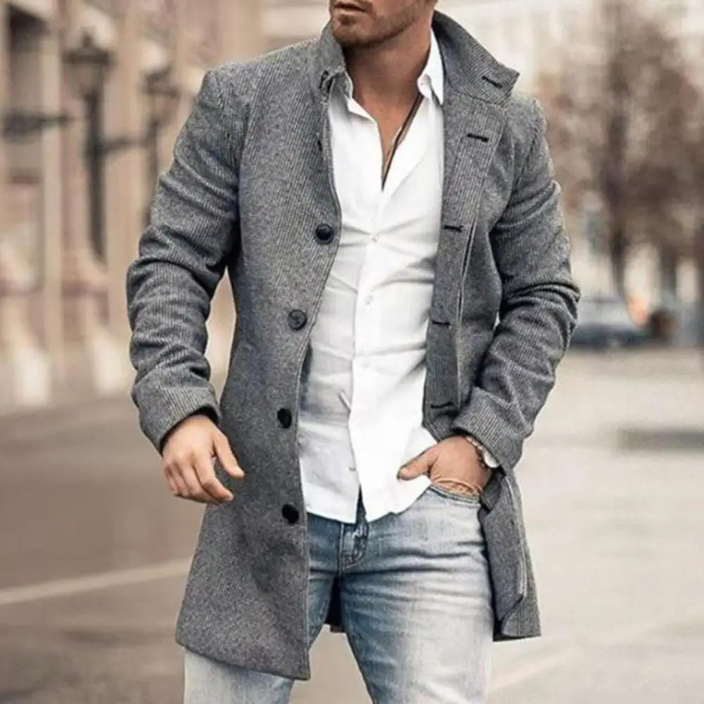 Sobretudo Masculino Cinza Sampaio® S1274