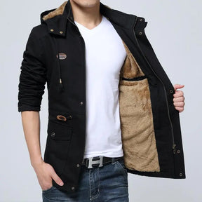 Jaqueta Casual com Capuz Masculina Sampaio®