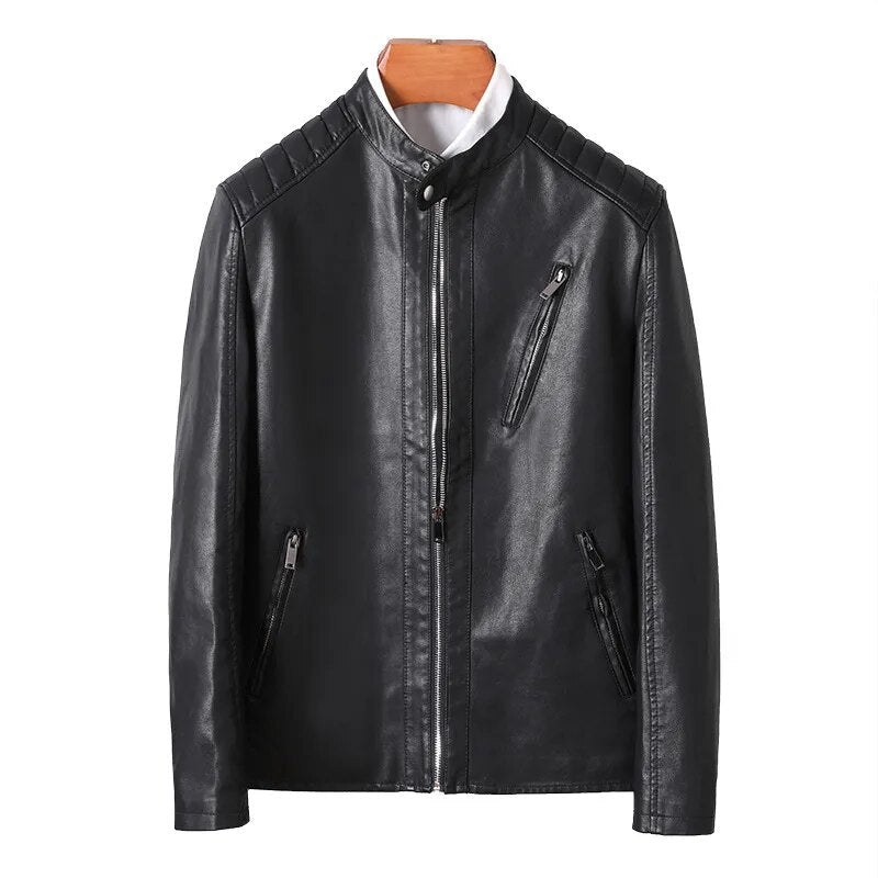 Jaqueta Masculina de Couro Sampaio® S1097