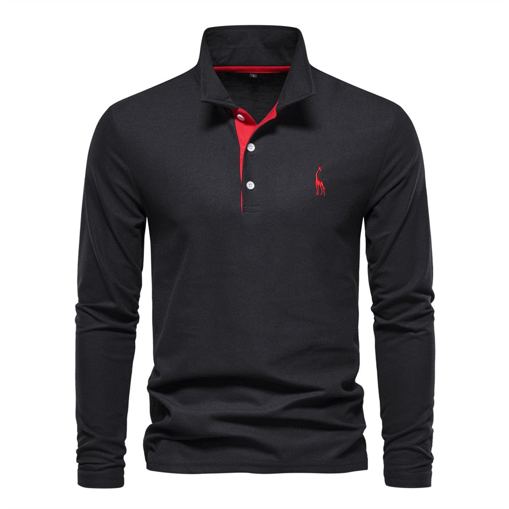 Camisa Polo Manga Longa Masculina Sampaio®