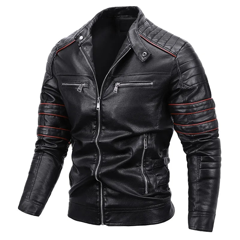 Jaqueta Masculina de Couro Sampaio® S1099