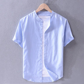 Camisa Manga Curta Masculina de Linho Sampaio® S1183