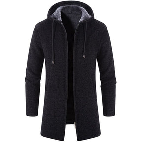 Casaco Masculino Longo com Capuz