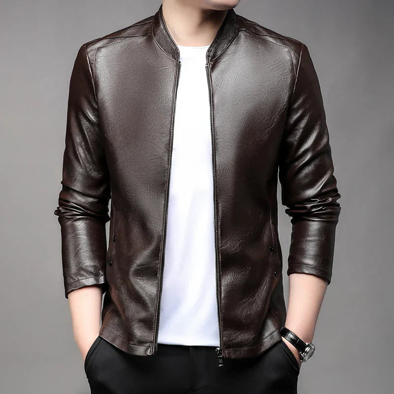 Jaqueta de Couro Masculina Sampaio® S1279