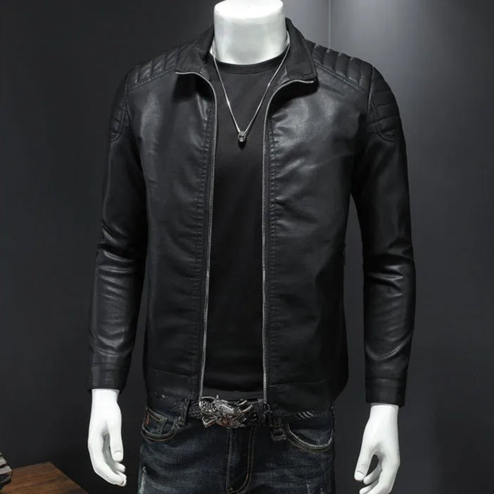 Jaqueta Masculina de Couro Sampaio® S1115