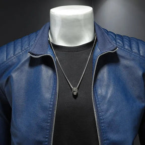 Jaqueta Masculina de Couro Sampaio® S1115